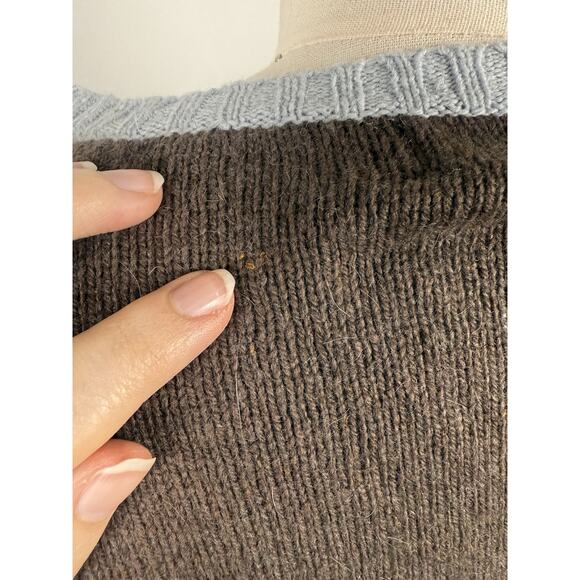 Vila Clothes XL Silk Blend Lightweight Cardigan Grannycore 80's Modest Vintage - Picture 6 of 8